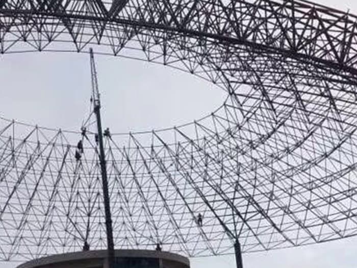 周口篮球馆球形网架厂家价格